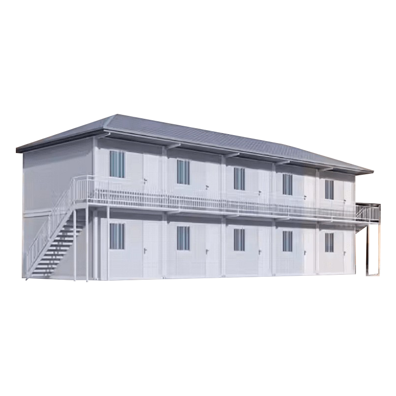 Modułowy dom prefabrykowany z dużym kontenerem wieloosobowym